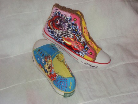 TENIS ED HARDY IMPORTADO PRONTA ENTREGA